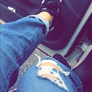 Vintage Distressed Calvin Klein Boyfriend Jeans